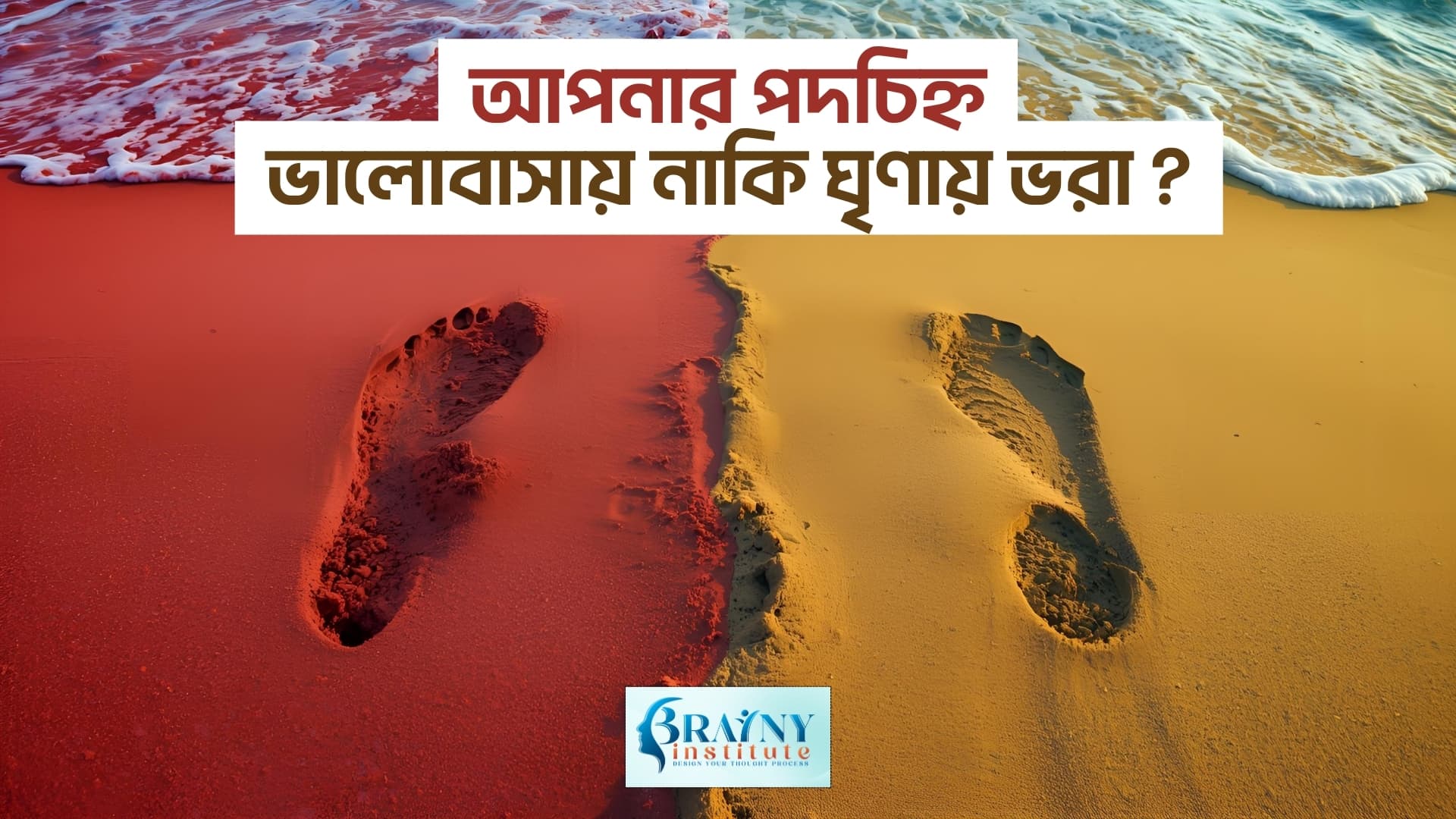 জীবন এক যাত্রা : আপনার পদচিহ্ন ভালোবাসায় ভরা নাকি ঘৃণায়?
